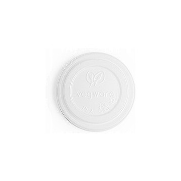 Pokrywka CPLA do kubka papierowego 100ml biała(50szt)VLID62-A1 100% bio
