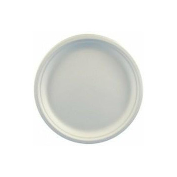 Talerz z trzciny cukrowej 26cm biały (50szt) 45189/29273 100% biodegradowalny Talerz z trzciny cukrowej 26cm biały (50szt) 45189/29273 100% biodegradowalny