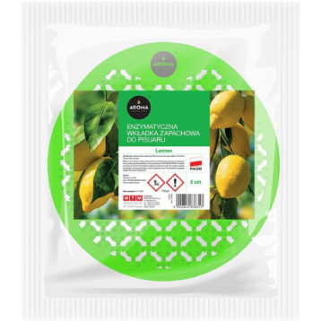 Wkładka zapachowa enzymatyczna do pisuaru Lemon (2szt.) AROMA PROFESSIONAL