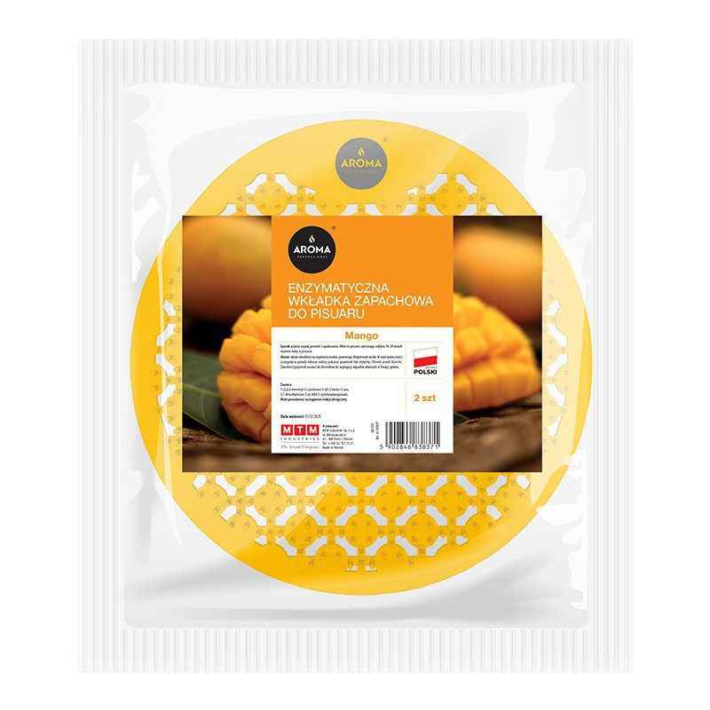 Wkładka zapachowa enzymatyczna do pisuaru Mango (2szt.) AROMA PROFESSIONAL