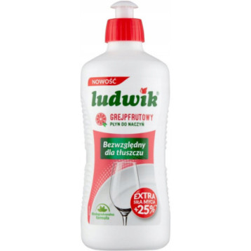 Płyn do naczyń LUDWIK 450g grapefruit Płyn do naczyń LUDWIK 450g grapefruit