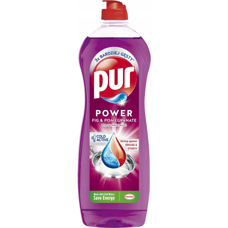 Płyn do mycia naczyń PUR 750ml Figa i Granat