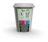 Kubki papierowe Green Leaf 350ml 50 szt. 12oz 100% biodegradowalne LV-12-GR VEGWARE