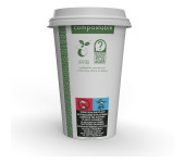 Kubki papierowe Green Leaf 450ml 50 szt. 16oz 100% biodegradowalne LV-16-GR VEGWARE