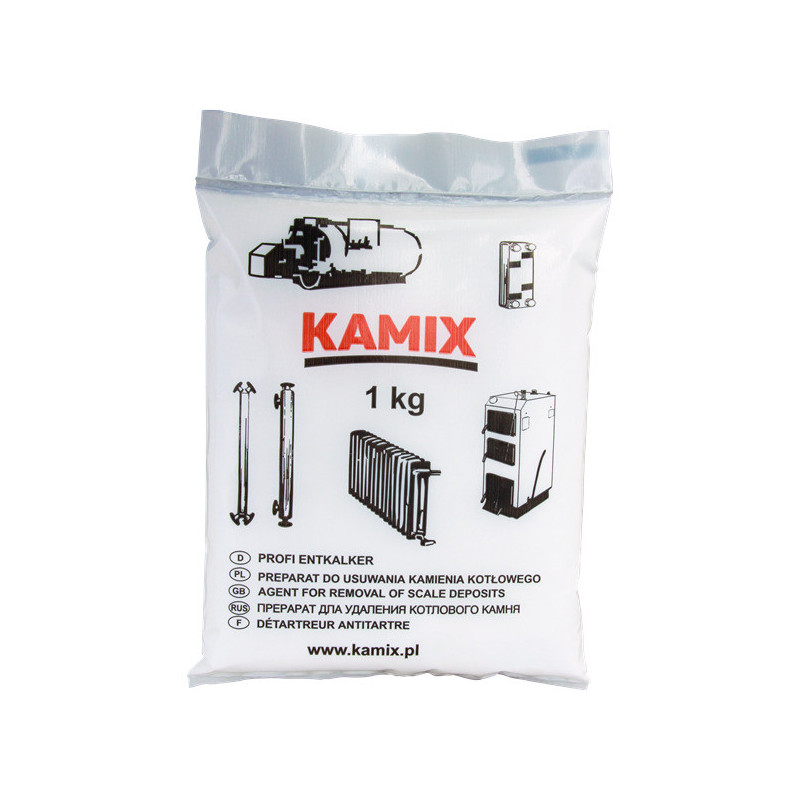 Preparat do usuwania kamienia kotłowego KAMIX odkamieniacz 1kg