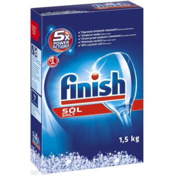 Sól do zmywarki SALT 1,5kg CALGONIT/FINISH Sól do zmywarki SALT 1,5kg CALGONIT/FINISH