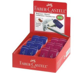 Gumka SLEEVE mini czer/nieb FC182411 FABER CASTELL