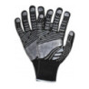 Rękawice REIS DRAGON FLOATEX BS poliestrowe powlekane pcv czarno-szare roz.8/M Rękawice REIS DRAGON FLOATEX BS poliestrowe powlekane pcv czarno-szare roz.8/M