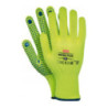 Rękawice REIS RNYDO-FLUO SE poliestrowe nakrapiane pcv seledynowe fluorescencyjne roz.8/M