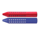 Gumka grip 2001 niebieska/czerwona 187101 FABER-CASTELL