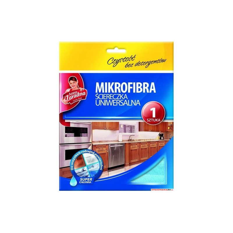 Ściereczka z mikrofibry uniwersalna ANNA ZARADNA PS-2626