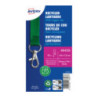 Smycz z karabińczykiem (10 sztuk) 440x15mm zielona 4842G AVERY
