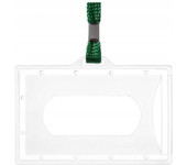 Identyfikator Holder z taśmą zieloną 601285 ARGO