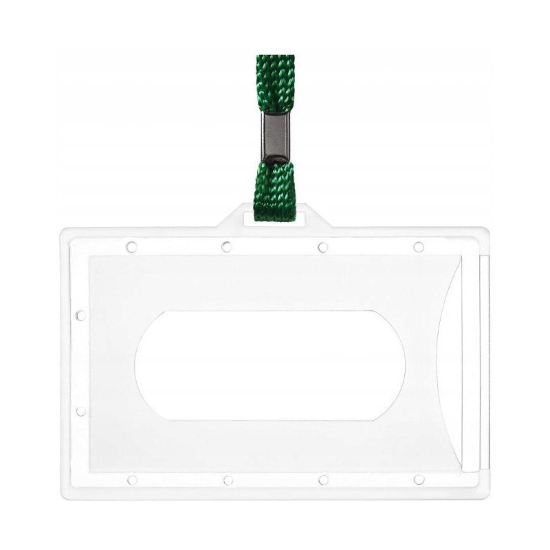 Identyfikator Holder z taśmą zieloną 601285 ARGO