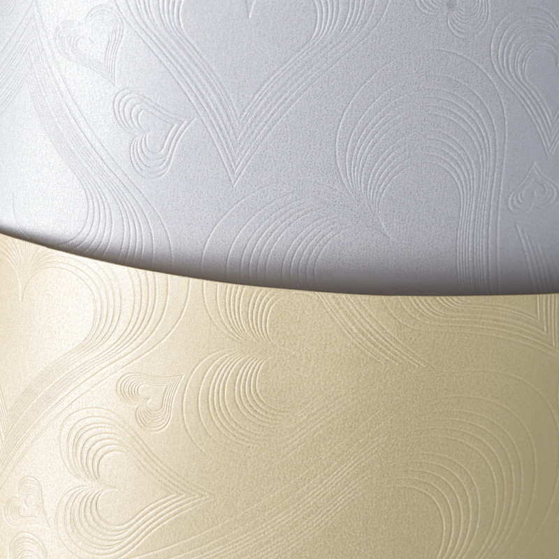 Karton ozdobny A4 LOVE diamentowa biel (20ark) 220g 203401 ARGO