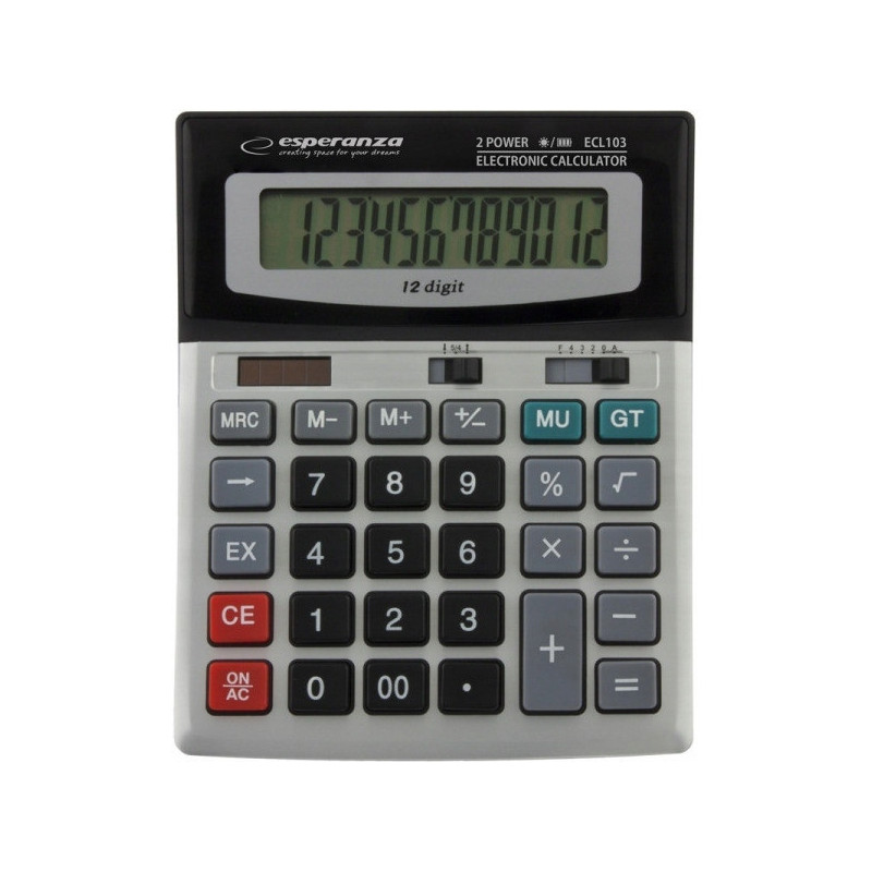 Kalkulator ESPERANZA 12-pozycyjny ECL103