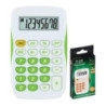 Kalkulator kieszonkowy TR-295 TOOR biało-zielony 120-1770