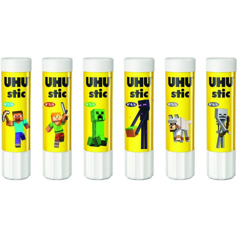 Klej w sztyfcie 21g. MINECRAFT edycja limitowana 00065 UHU