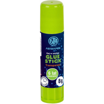 Klej szkolny w sztyfcie Glue Stick transparentny 8g. 401120004 ASTRA