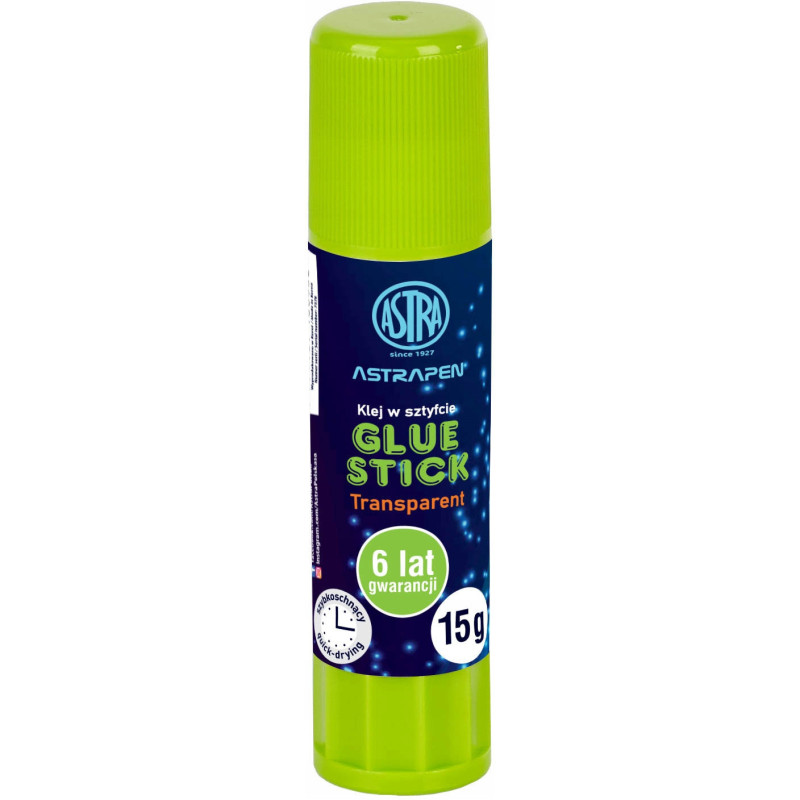 Klej szkolny w sztyfcie Glue Stick transparenty 15g. 401120005 ASTRA