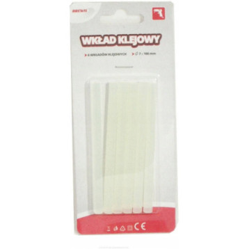 Wkład klejowy do pistoletu WK7-1 Q7mmx100mm (6szt) Wkład klejowy do pistoletu WK7-1 Q7mmx100mm (6szt)