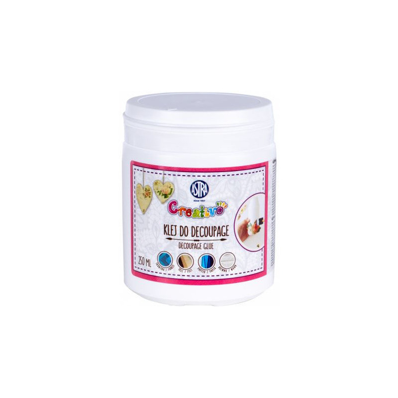 Klej szkolny do decoupage 250ml Creativo 401120002 ASTRA