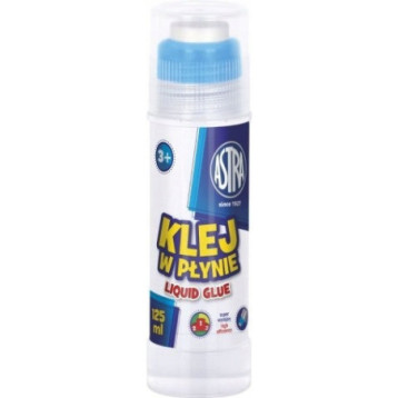 Klej szkolny w płynie transparentny Liquid Glue 125ml 401117002 ASTRA Klej szkolny w płynie transparentny Liquid Glue 125ml 401117002 ASTRA