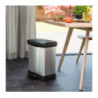 Kosz na śmieci CURVER DECO BIN z pedałem 30L srebrny metalizowany 02164-582-00 203278