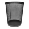 Kosz biurowy NATUNA 10L siatka czarny 235x270mm (L3515)