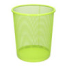 Kosz biurowy NATUNA 10L siatka limonkowy 235x270mm (L3515)