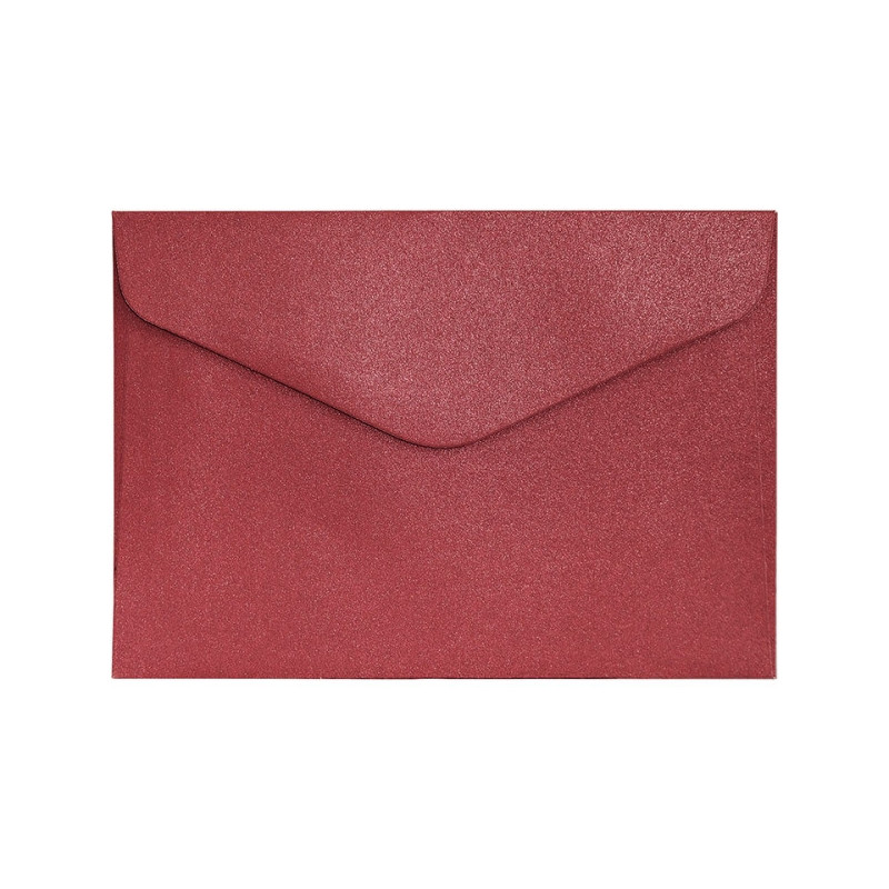 Koperta C6 Pearl czerwony (10szt.) 280238 Galeria Papieru