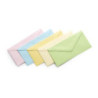 Koperta 80mm x160mm satynowana mix kolor pastel130g. (50szt.) 280498 Galeria Papieru
