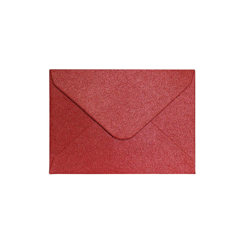 Koperta 70x100 PEARL czerwony K 150g. (10szt.) 280438 Galeria Papieru