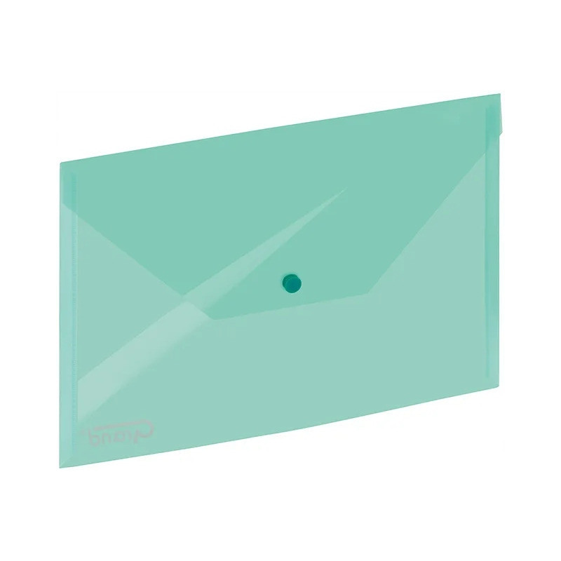 Teczka kopertowa na zatrzask A4 zielona 9113 120-1165 GRAND