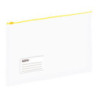 Koperta A4 PP na suwak poszerzana żółta 120-1788 GRAND EC011B