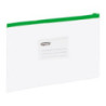 Koperta foliowa A4 na suwak EC009B zielona 120-1465 GRAND