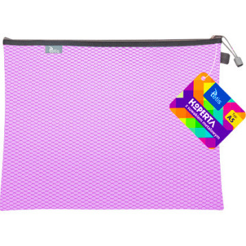 Koperta A5 z suwakiem metalowym FIOLETOWA BT606-F TETIS