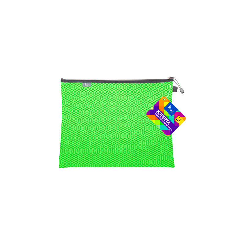 Koperta A5 z suwakiem metalowym ZIELONA BT606-Z TETIS