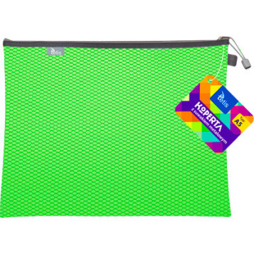 Koperta A5 z suwakiem metalowym ZIELONA BT606-Z TETIS