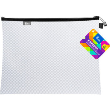 Koperta B5 z suwakiem metalowym BIAŁA BT608-B TETIS