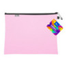Koperta B5 z suwakiem metalowym RÓŻOWA BT608-R TETIS