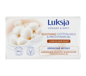 Mydło w kostce LUKSJA 90g o zapachu MLECZKO BAWEŁNIANE I PROWITAMINA B5