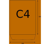 Koperty C4 NK brązowe 90g (500) 31613020 NC