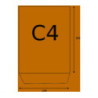 Koperty C4 NK brązowe 90g (500) 31613020 NC