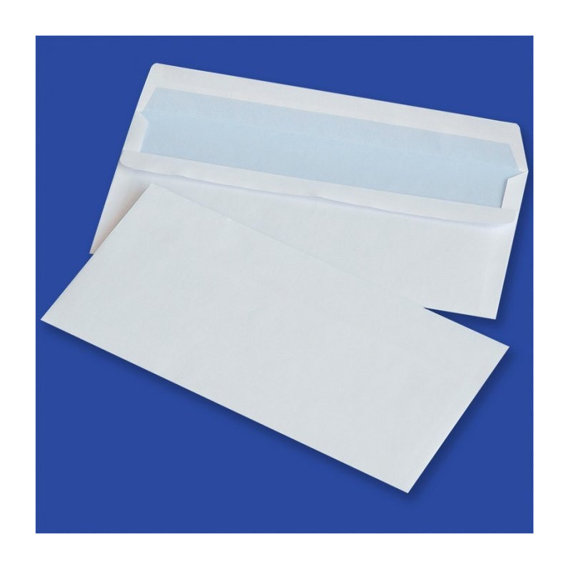 Koperty DL SK białe 75g (1000szt.) NC samoklejące 11221000