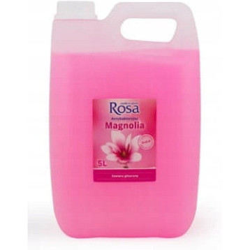 Mydło w płynie 5L ANTYBAKTERYJNE ROSA (różowe) Magnolia Mydło w płynie 5L ANTYBAKTERYJNE ROSA (różowe) Magnolia