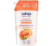 Mydło w płynie LUKSJA uzupełnienie 900ml BRZOSKWINIA I BIAŁA HERBATA