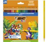 Kredki drewniane ECO SMOOTH 24 kolory 525787 BIC