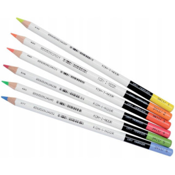 Kredka NEONOWA 6kol. 3415 AST  KOH-I-NOOR