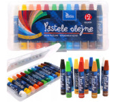 Kredki pastele olejne heksagonalne 12kol KT020-AB